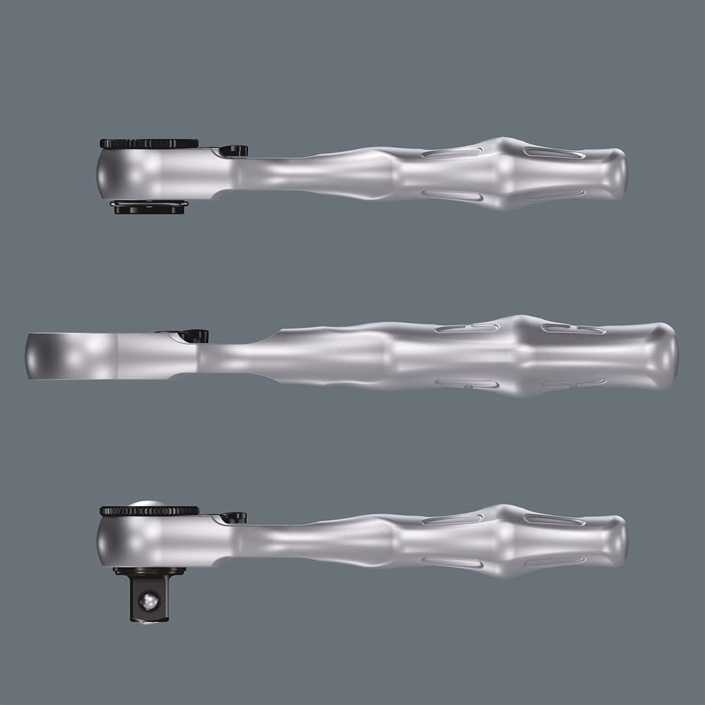 Wera - Trinquete de accionamiento cuadrado, 60 dientes, 1/4 pulgadas