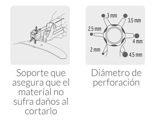 Truper PSA-9, Pinza sacabocados, mango ergonómico