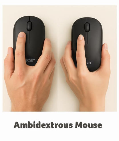 Acer AMR100 Mouse Inalámbrico | Hasta 1600 dpi, 2.4 GHz USB