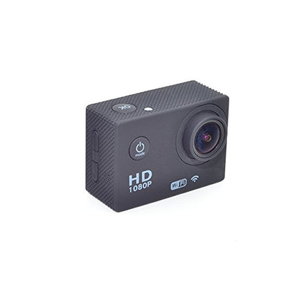 Aktion TSB2-10 - Cámara Deportiva HD (1080p), WiFi, Sumergible hasta 30m y con lente gran angular, color Negro
