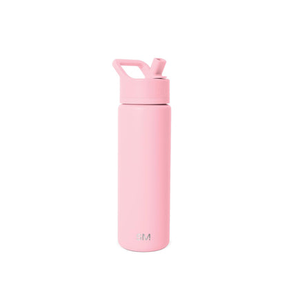 Simple Modern Summit Botella de Agua con Popote y Asa - 0.7 Litros - -Blush