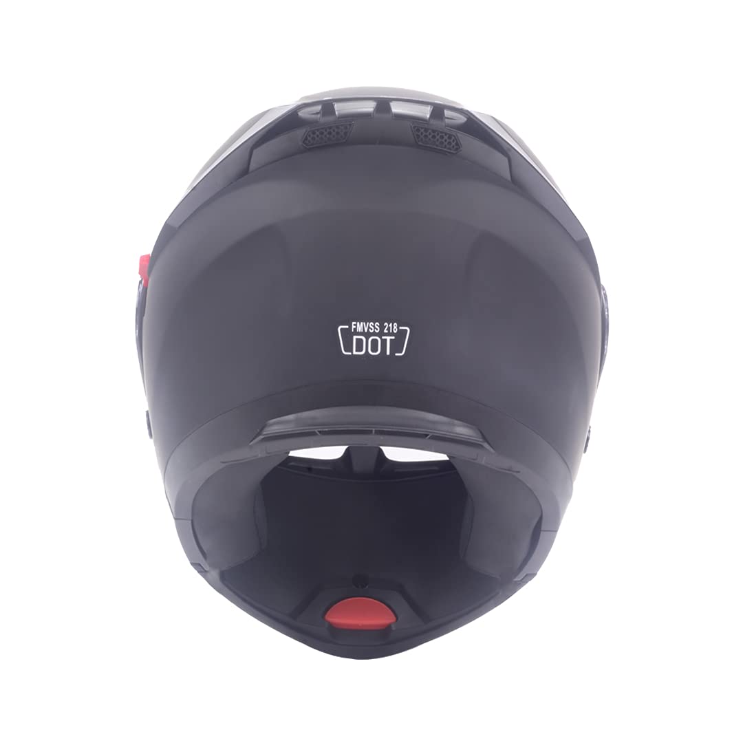 Edge Pilot Casco Abatible Motocicleta Certificado Dot Visor Doble Antivaho XL