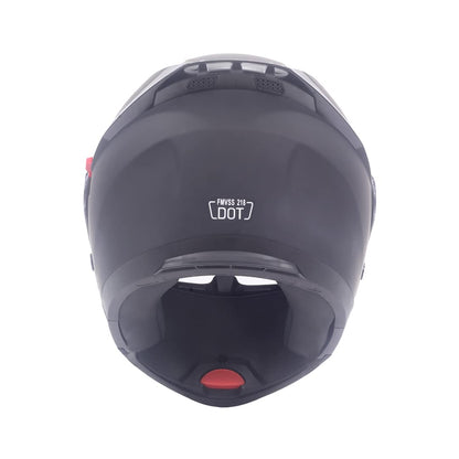 Edge Pilot Casco Abatible Motocicleta Certificado Dot Visor Doble Antivaho XL