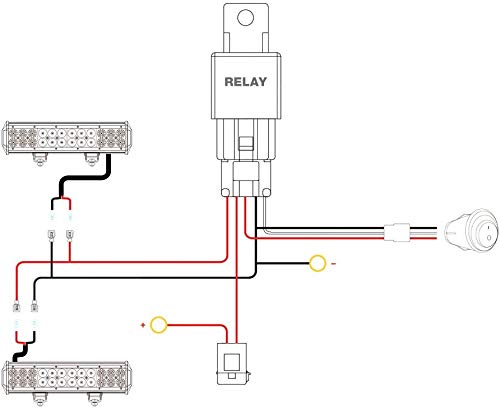 Nilight - Barra de luces LED de 22 pulgadas y 480 W, triple fila, combinación de puntos de inundación, impermeable, iluminación para conducir fuera de carretera con arnés de cableado todoterreno para barcos, camionetas, SUV, ATV UTV, 2 años de garantía