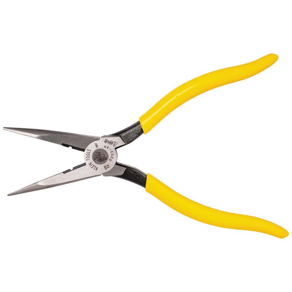 Klein Tools D203-8N Pinza de Punta, Pela Alambre 12 AWG.