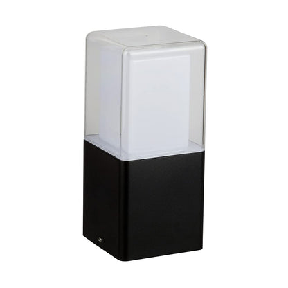 Tecnolite Lampara Solar LED Jardín Exterior, 13 W, Luz Cálida Suave, Luces Solares, Color Negro, IP 65