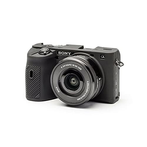 EasyCover Funda Protectora para cámara fotográfica Sony A6600, Color Negro