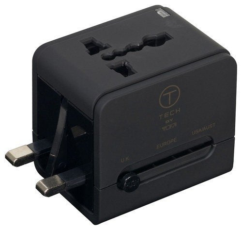 T-Tech by Tumi Adaptador de Corriente USB para Viajero Internacional