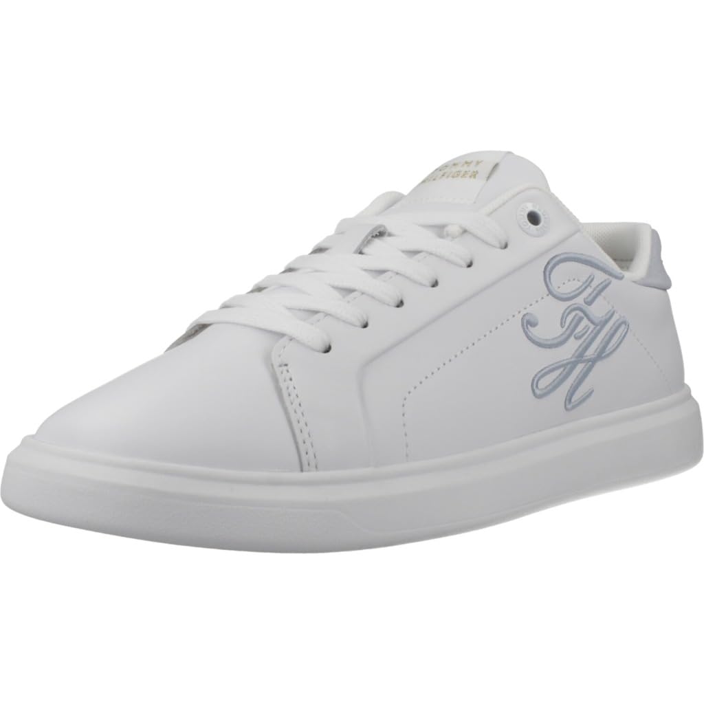 Tommy Hilfiger TH Icon Court Script Zapatillas para Mujer