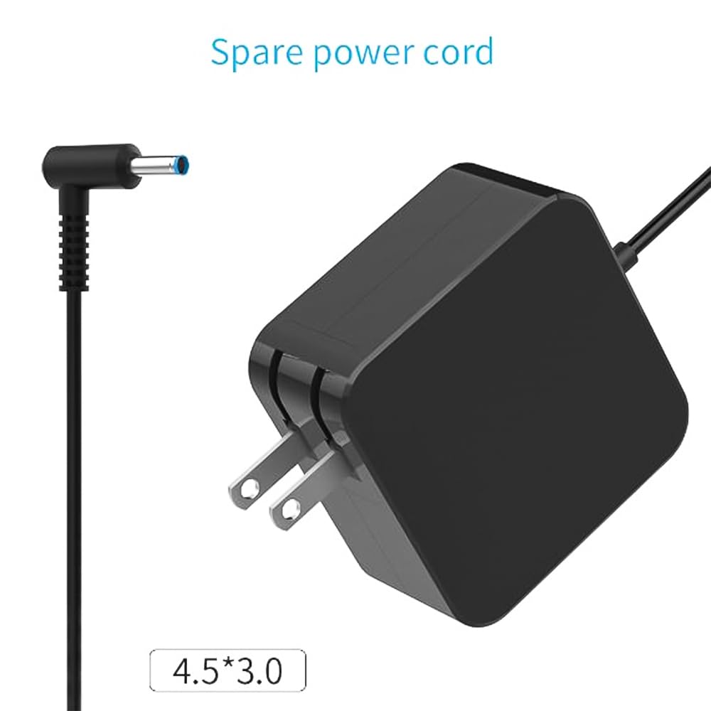 IBERLS Cargador de portátil de 45 W Compatible con HP Envy x360 Pavilion x360 Charger EliteBook 1030 G2 Folio 1040 G2 G3 Split 13 x2 13-g110dx 13-m010dx Chromebook 14-x013dx Stream 11 13 14 719309
