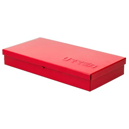 Urrea 4725 Caja metálica usos múltiples color rojo 4" x 9" x 1" - 4" x 9" x 1"