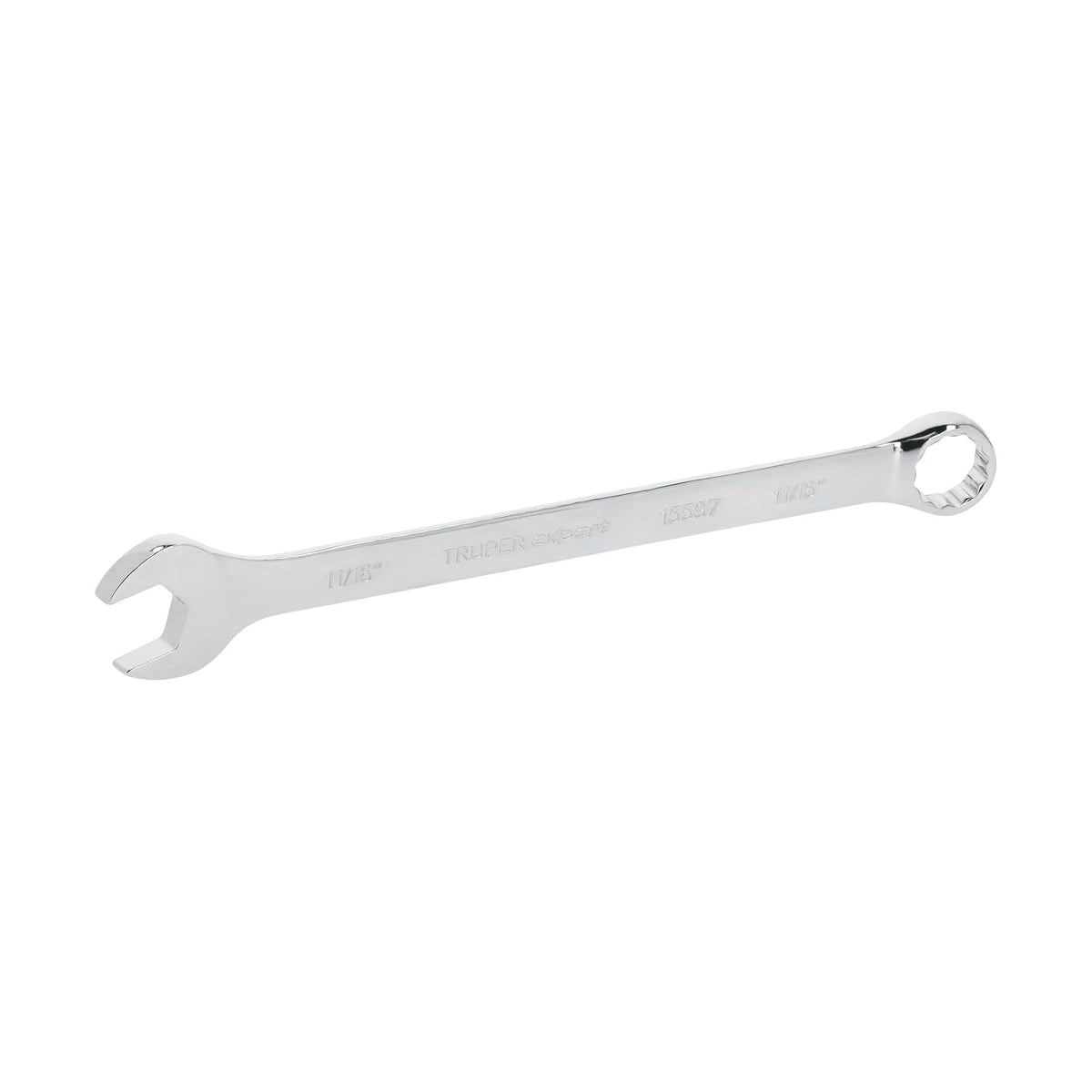 Truper Expert Llave Combinada Extralarga Estándar 11/16 a 2 Pulgadas - 11 - 16"