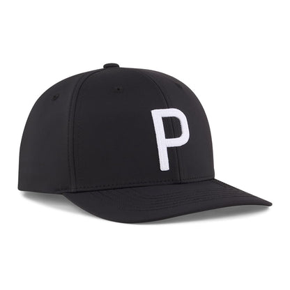 Puma Golf Heritage P Cap Tapa Hombre - Talla Única - Puma Black-white Glow
