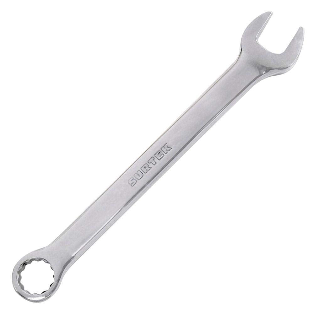 Surtek 100382 Llave combinada pulido espejo métrica, 12 puntas, 32 mm - 23 mm - 12 puntas