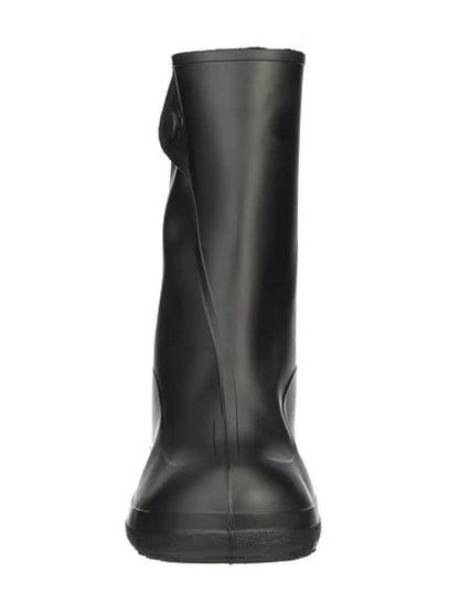 Tingley goma 1400Ã‚ Chanclo de hule de 25.4Ã‚ cm con bota de botón, tamaño mediano, color negro