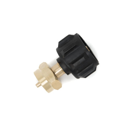 GasOne 50180 Adaptador de Recambio para Tanques de propano de 1 Libra y se Adapta a Tanques de 20 Libras, Negro