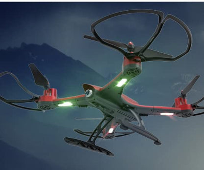 Avión teledirigido plegable de cuatro ejes fotografía aérea evitación de obstáculos drone de cuatro ejes teledirigido inducción (con luz)