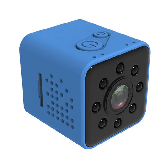 Lusabe Mini Cámara WiFi SQ13, WiFi Cámara, Tarjeta de 32G, Mini Cámara 1080P HD Videocámara con IR visión Nocturna Detección de Movimiento, para Deportes al Aire Libre Oficina Casa (Azul)