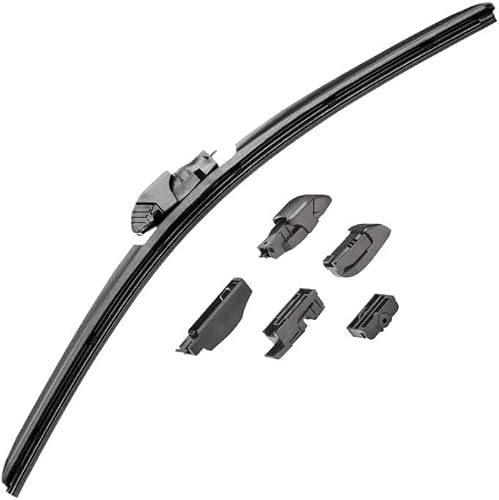 HELLA 9XW16S Pluma limpiaparabrisas CLEANTECH Copiloto para Ibiza/Kwid/Leon/Mazda 2 / Mazda 3 / Mazda 5 / Sentra. Incluye conectores e instructivo.