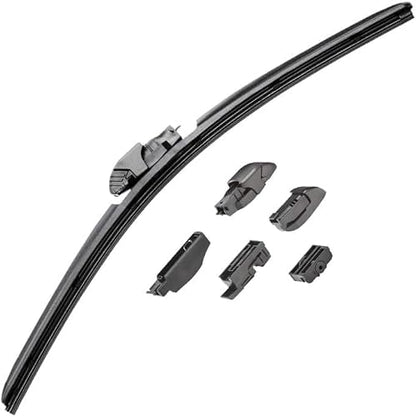 HELLA 9XW16S Pluma limpiaparabrisas CLEANTECH Copiloto para Ibiza/Kwid/Leon/Mazda 2 / Mazda 3 / Mazda 5 / Sentra. Incluye conectores e instructivo.