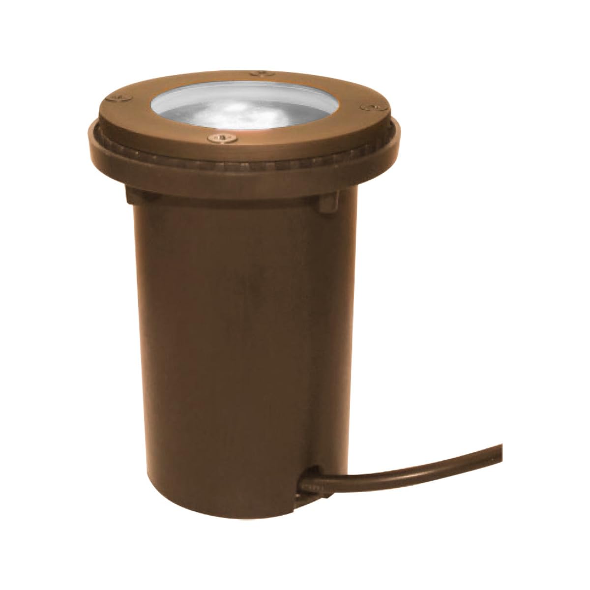 Tecnolite - Lámpara de Piso Empotrable Exterior, Potencia Máx. 50 W, Base GU10, IP65, IK05, No incluye foco