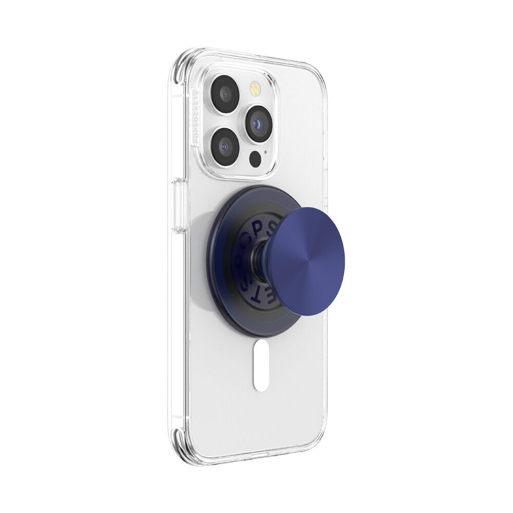 PopSockets PopGrip Compatible con MagSafe, Agarre Magnético - MagSafe - Azul marino francés
