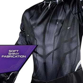 Jazwares - Disfraz de pantera negra para niño, disfraz de superhéroe, talla M