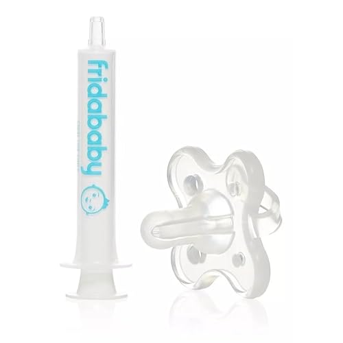 Frida Baby | Chupón Dispensador de Medicamentos | Material Plástico | Chupón y Jeringa Libres de BPA | 1 Pieza