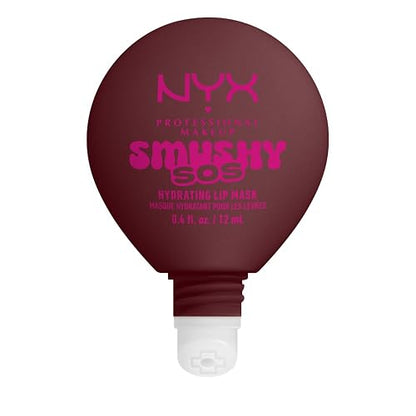 NYX Professional Makeup, Smushy SOS, Mascarilla Hidratante para Labios, Tono Coconut Calm (Café)
