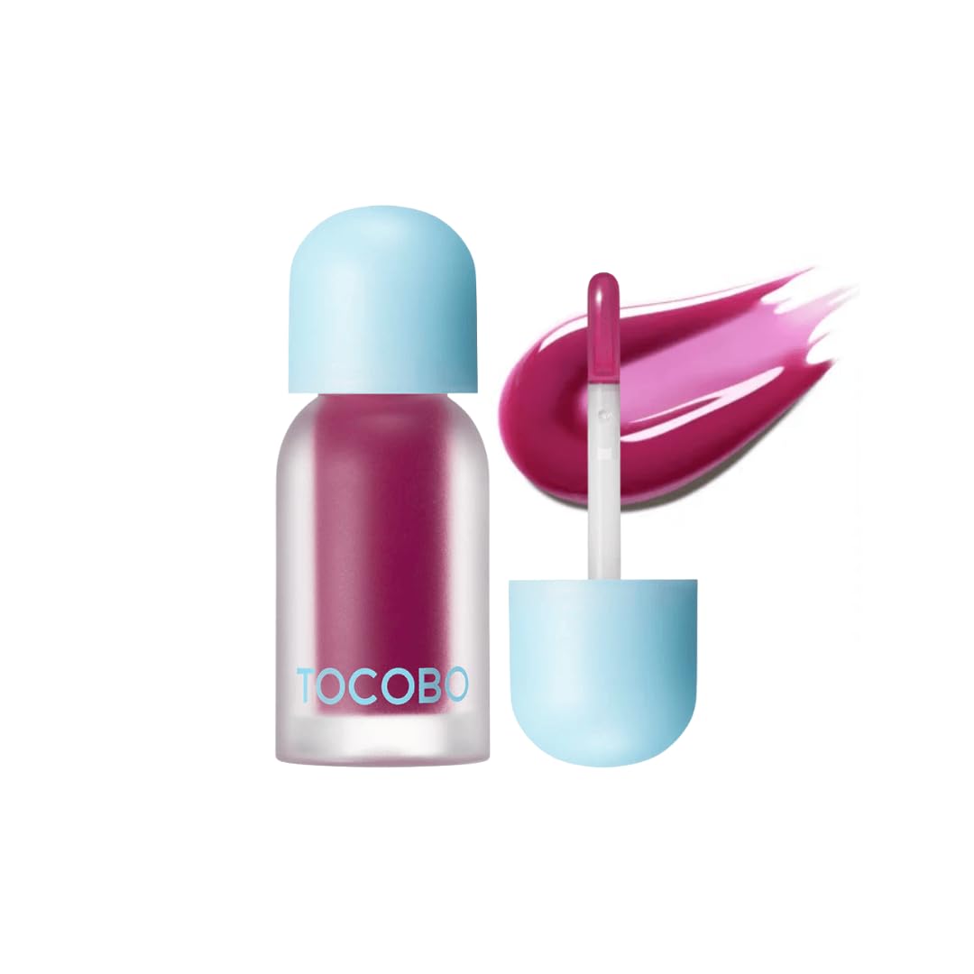 TOCOBO Juicy Berry Plumping Lip Oil 02 Berry Brandy 4 g Tinta Labial Hidratante y Voluminizador Vegano
