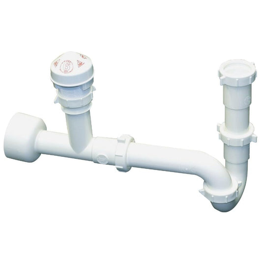 Oatey Sure Válvula de admisión de aire, Kit de instalación, 1.5, Blanco