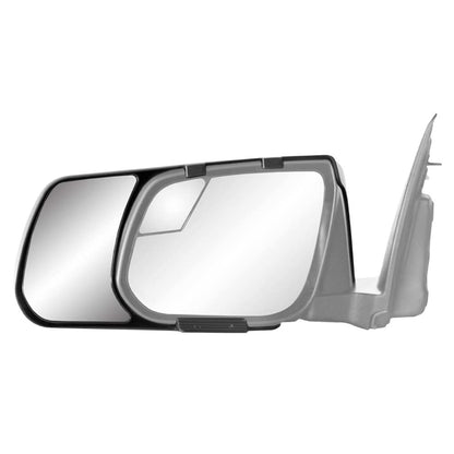 K Source 80940 Snap & Zap Espejo de Remolque Personalizado para Chevrolet Colorado 15-22, GMC Canyon, Negro