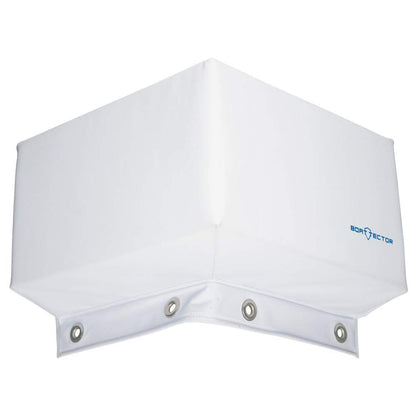 Extreme Max Parachoques de Muelle Grande, Esquina, Blanco, 30 x 30 x 15 x 10 cm 3006.7333