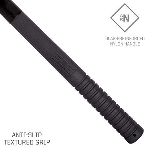 SOG Specialty Knives and Tools F01TN-CP Tactical Tomahawk with 2.75-Inch Steel Axe Blade and Black Ballistic Nylon Sheath, black finish