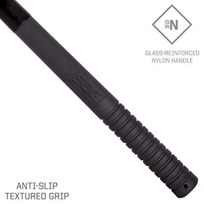 SOG Specialty Knives and Tools F01TN-CP Tactical Tomahawk with 2.75-Inch Steel Axe Blade and Black Ballistic Nylon Sheath, black finish