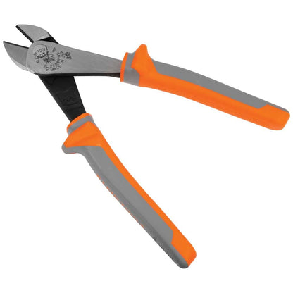Klein Tools 2288RINS - Alicates diagonales aislados de 1000 V, fabricados en Estados Unidos, diseño de alto apalancamiento, cuchillos endurecidos por inducción, 8 pulgadas