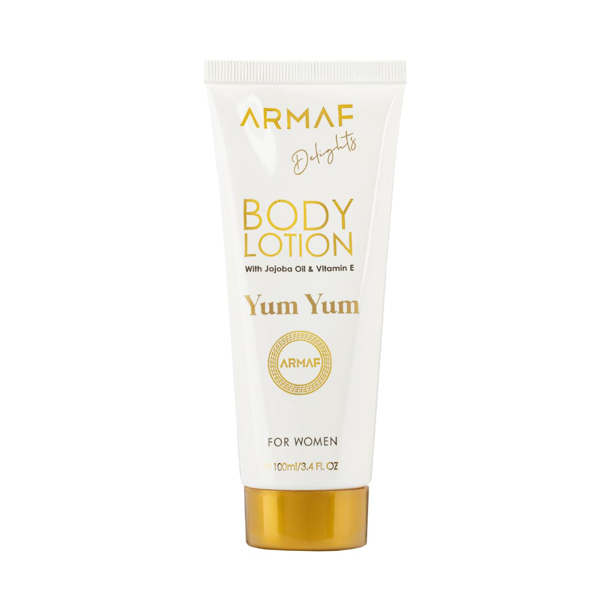 Armaf Yum Yum – Fruity, Floral, Vanilla – 4-Piece Gift Set for Women (3.4 oz Eau de Parfum + 3.4 oz Body Lotion + 1.7 oz Body Spray + 8.4 oz Body Mist)