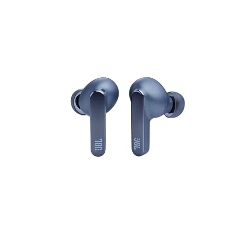 JBL Live Pro 2, NC Audífonos Inalámbricos Bluetooth, Drivers de 11mm, Reproducción 40 Horas, Resistentes al Agua y al Sudor IPX5 - Azul