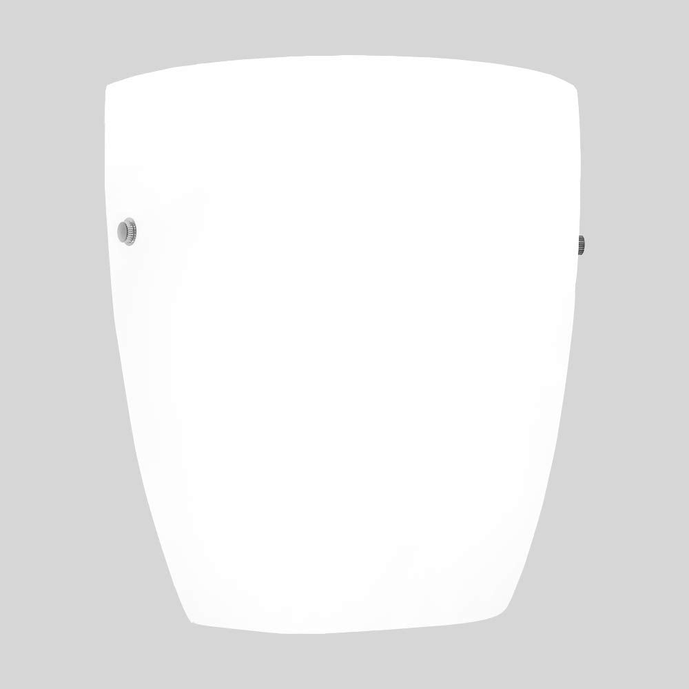 Tecnolite Lámpara Interior, Lámpara Moderna para Interior, Base E27, 100 - 240 V, Lámpara de Luz Moderna, Cristal Opalino