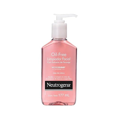 Neutrogena Oil free Gel Limpiador Facial Toronja Ácido Salicílico 177 ml