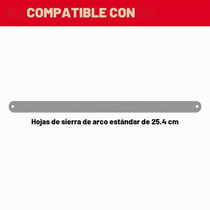 Milwaukee 48-22-0012 Sierra compacta operada a mano con cambio de hoja sin herramientas (hoja de 10 pulgadas incluida)