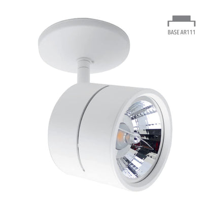 Tecnolite Lámpara Spot de Sobreponer Dirigible Potencia Máx. 60 W, Base G53, Interiores, No incluye foco
