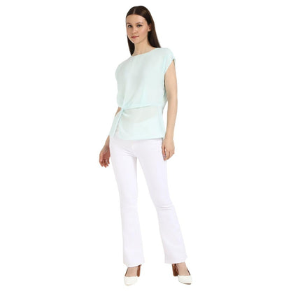 Calvin Klein - Blusa de Gasa para Mujer