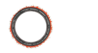 Oreck Commercial 237047 Crimped Polypropylene Scrub Orbiter Brush, 12" Diameter, 0.028" Bristle Diameter, Orange, For ORB550MC Orbiter Floor Machine