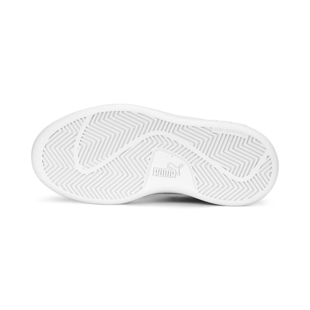 Puma - Tenis Unisex para niños Smash 3.0 de Piel con Velcro