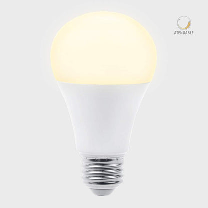 Tecnolite - Foco A19 LED 13 W, Luz Suave Cálida, Base E27, Atenuable
