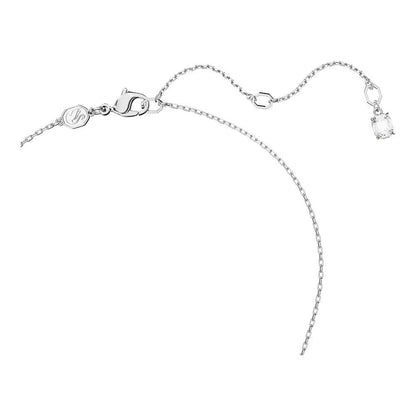 SWAROVSKI Dextera - Collar con colgante con lazo entrelazado y cristales transparentes