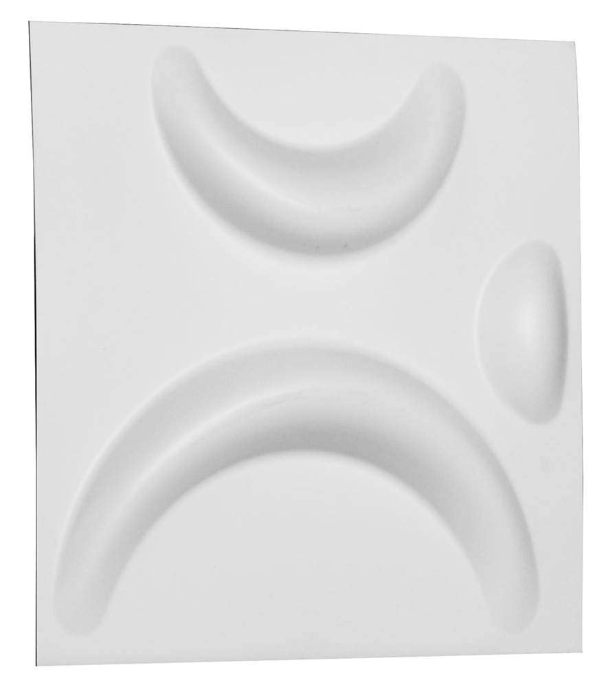 Ekena Millwork WP12X12SEWH 11 7/8 pulgadas de ancho x 11 7/8 pulgadas de alto Sevilla EnduraWall - Cubiertas decorativas para paneles de pared 3D 0.98 pies cuadrados Ft.