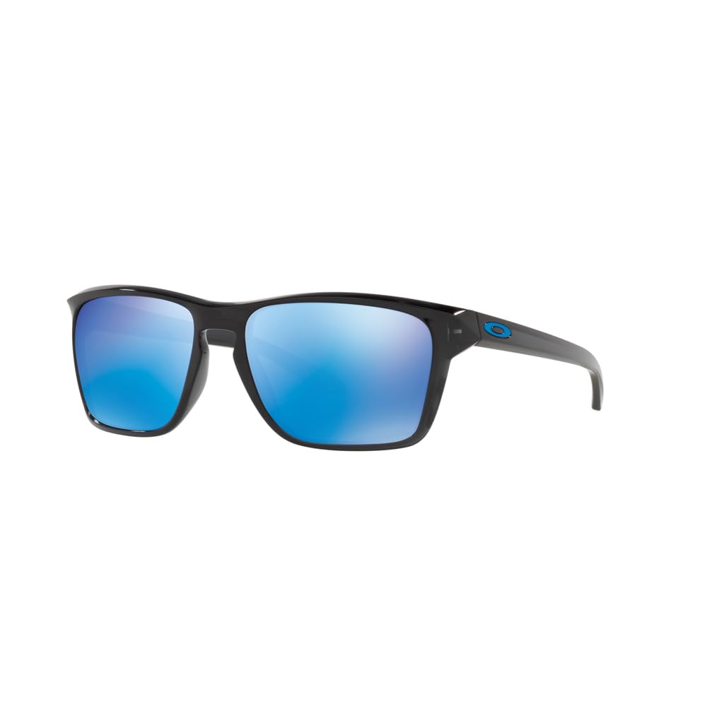 OO9448 Sylas Rectangular Sunglasses - Tinta negra - iridio de zafiro - 57 Milímetros