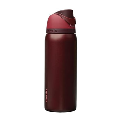 Owala FreeSip - Acero inoxidable - 32 oz - Rojo Negro Cereza